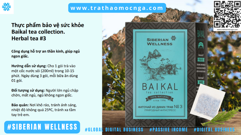 Trà thảo mộc số 3 - Siberian Wellness