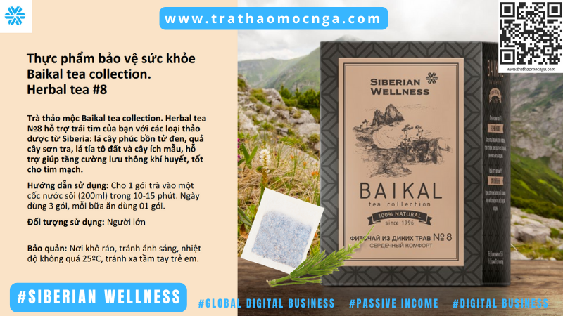 Trà thảo mộc số 8 - Siberian Wellness