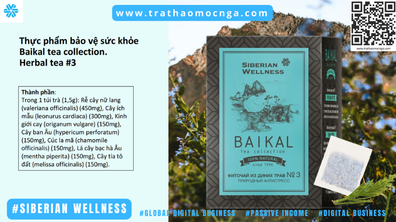 Trà thảo mộc số 3 - Siberian Wellness