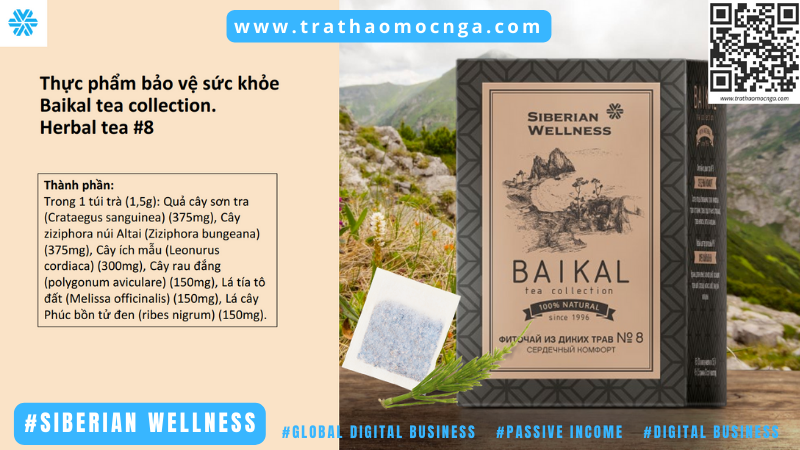 Trà thảo mộc số 8 - Siberian Wellness