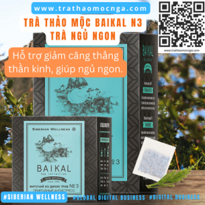 Trà Thảo Mộc Baikal N3 - Trà Ngủ Ngon - Siberian Wellness