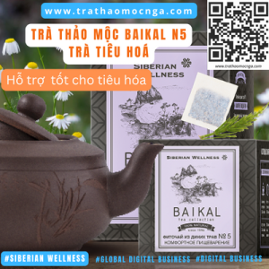 Trà Thảo Mộc Baikal N5 - Trà Tiêu Hóa - Siberian Wellness