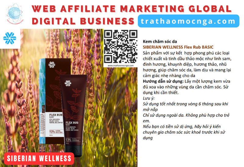 Dòng sản phẩm balsam thần thánh của Siberian Wellness