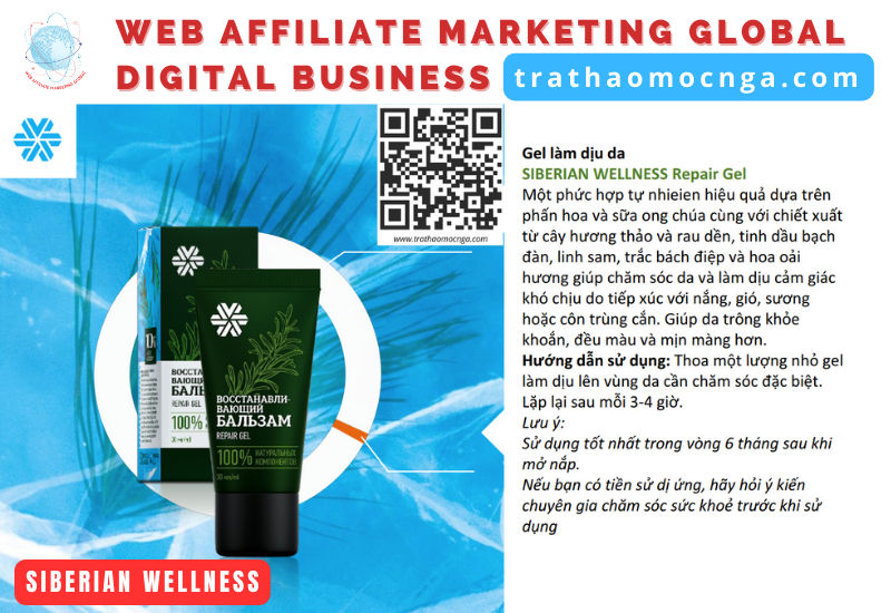 Dòng sản phẩm balsam thần thánh của Siberian Wellness