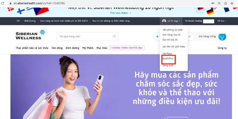 Mô hình kinh doanh bán hàng trực tiếp Siberian Wellness