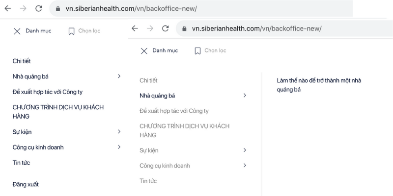 Mô hình kinh doanh bán hàng trực tiếp Siberian Wellness