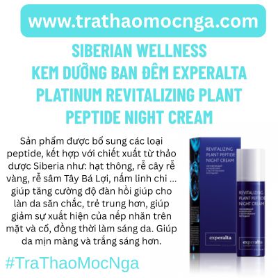 Siberian Wellness Kem dưỡng ban đêm Experalta Platinum Siberian Wellness Kem dưỡng ban đêm Experalta Platinum
