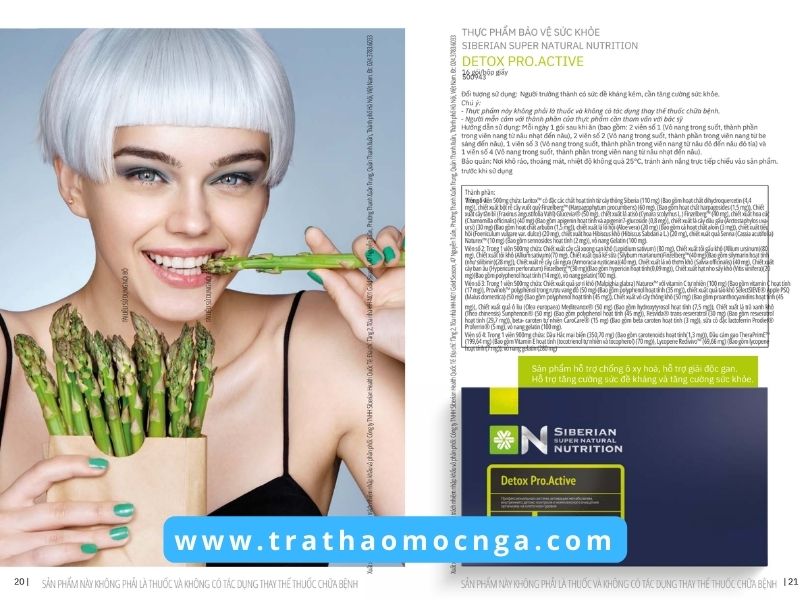 Catalogue các sản phẩm của Siberian Wellness Việt Nam