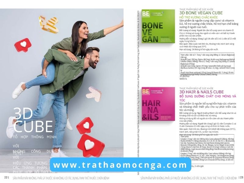 Catalogue các sản phẩm của Siberian Wellness Việt Nam