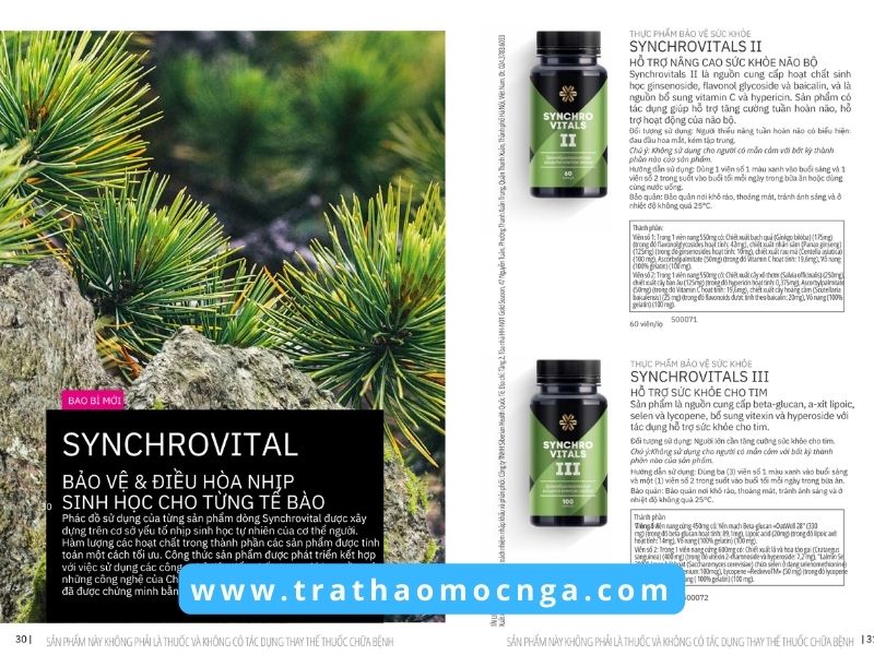 Catalogue các sản phẩm của Siberian Wellness Việt Nam