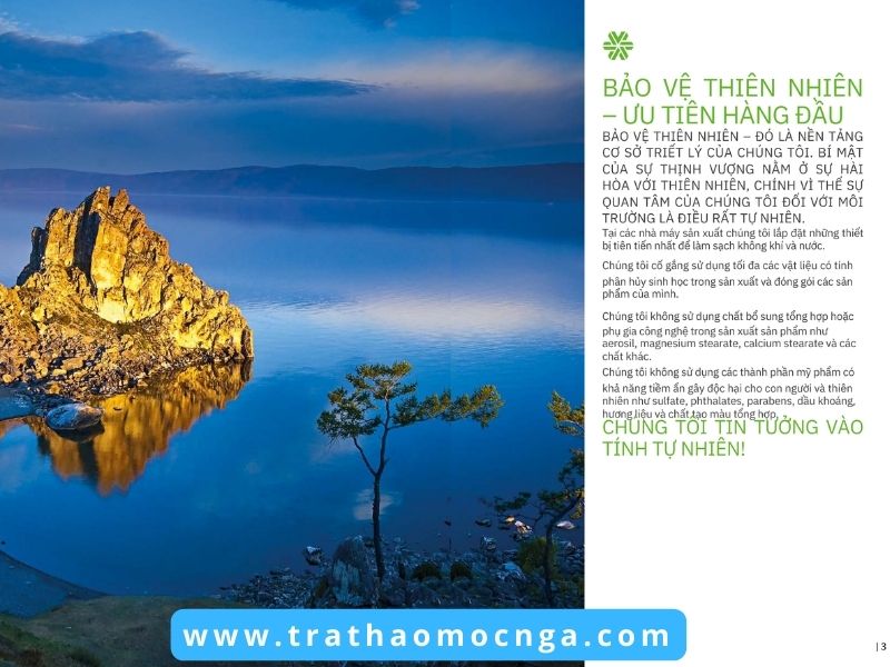 Catalogue các sản phẩm của Siberian Wellness Việt Nam