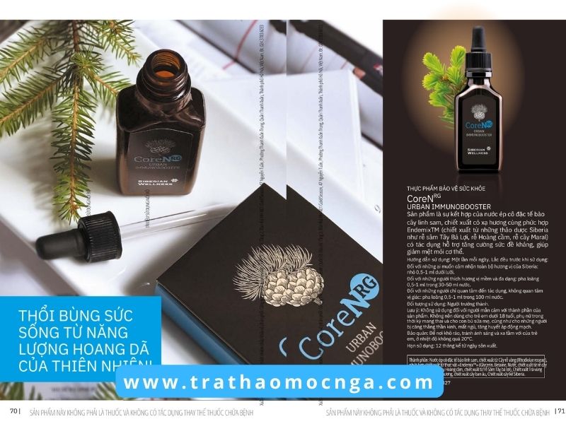 Catalogue các sản phẩm của Siberian Wellness Việt Nam