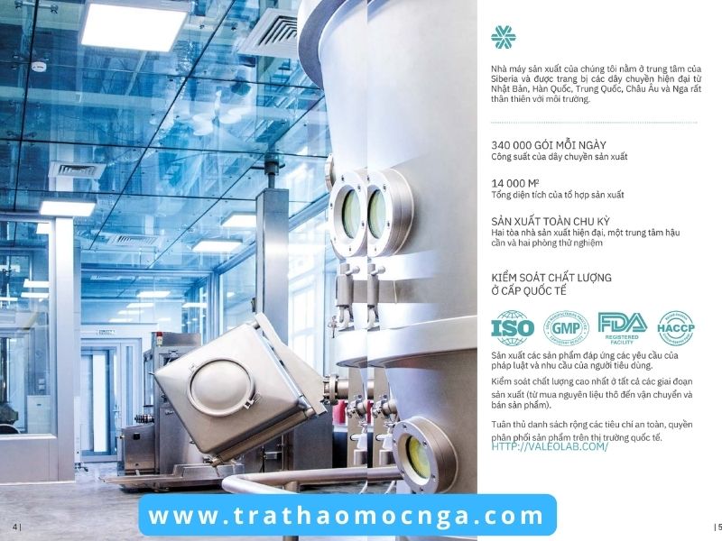 Catalogue các sản phẩm của Siberian Wellness Việt Nam