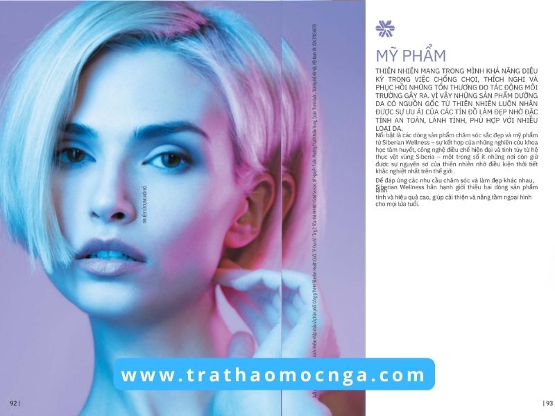 Catalogue các sản phẩm của Siberian Wellness Việt Nam