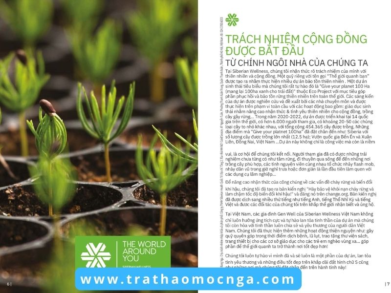 Catalogue các sản phẩm của Siberian Wellness Việt Nam