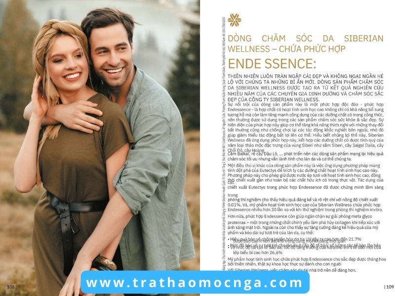 Catalogue các sản phẩm của Siberian Wellness Việt Nam