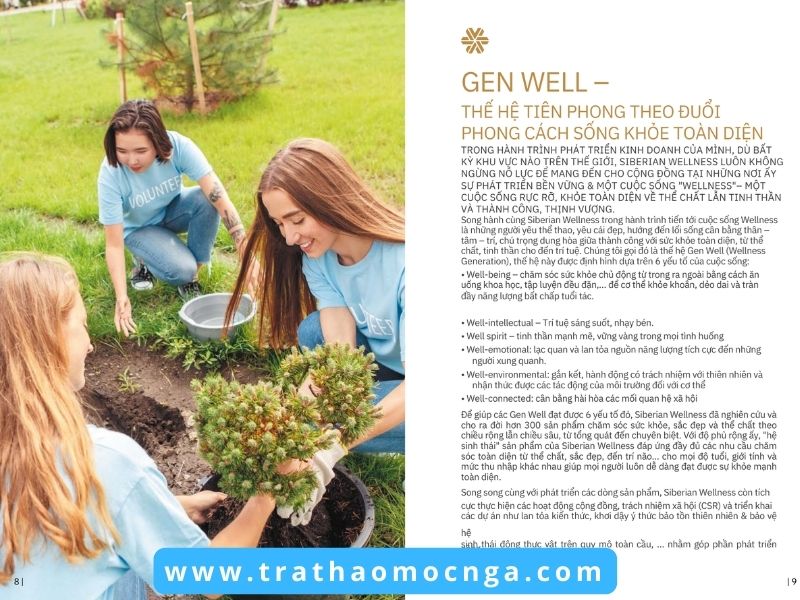 Catalogue các sản phẩm của Siberian Wellness Việt Nam