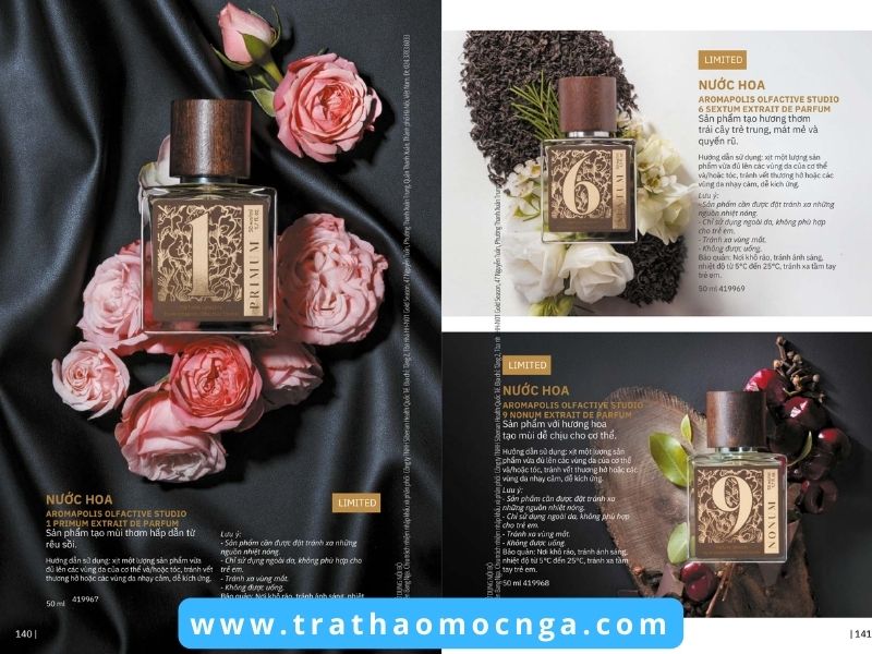 Catalogue các sản phẩm của Siberian Wellness Việt Nam