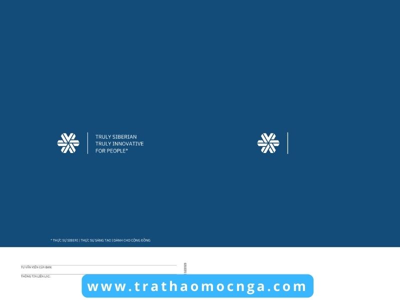 Catalogue các sản phẩm của Siberian Wellness Việt Nam