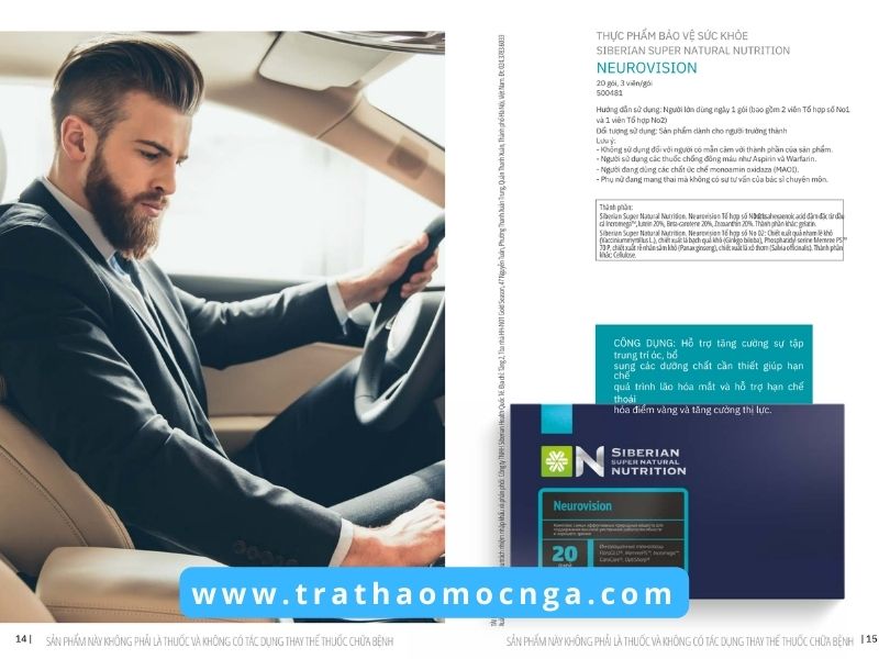 Catalogue các sản phẩm của Siberian Wellness Việt Nam