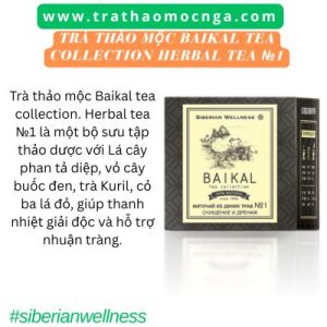 Trà thảo mộc Baikal Tea Collection Herbal Tea №1