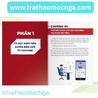 Sách Hướng dẫn Kiếm tiền xuyên biên giới từ Youtube