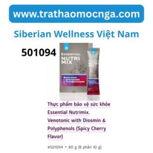Thực phẩm bảo vệ sức khỏe Essential Nutrimix. Venotonic with Diosmin & Polyphenols (Spicy Cherry Flavor)