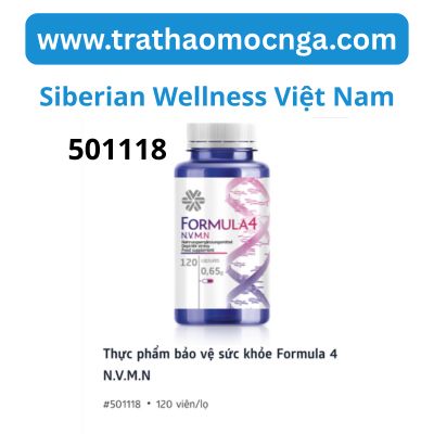 Formula 4 N.V.M.N cung cấp vitamin A, E và C Formula 4 N.V.M.N cung cấp vitamin A, E và C